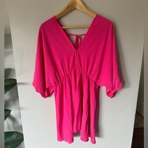 Hot pink tunic/dress
